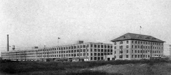 Lincoln Motor Company Plant at Detroit, Rushed to Completion in Record Time for Manufacture of Liberty Engines.