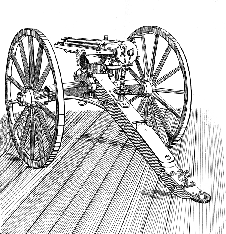 Fig.1. Gatling gun 